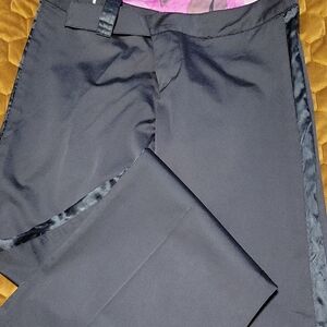 Women's Black Tuxedo Dress Pants
